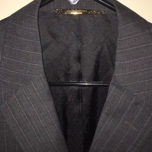 Dolce & Gabbana Suit see Measur Charcoal Pinstripe